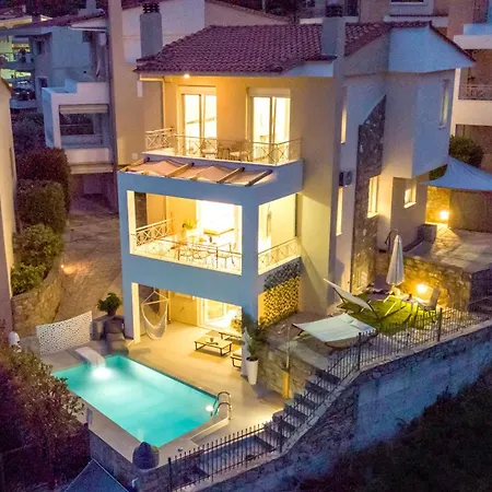 Sunrise Luxury Pool Villa Palaiontsiflikion Exterior photo